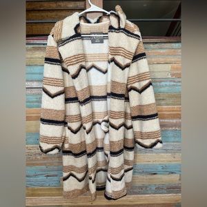 Natural reflections women’s cozy winter cardigan, size large